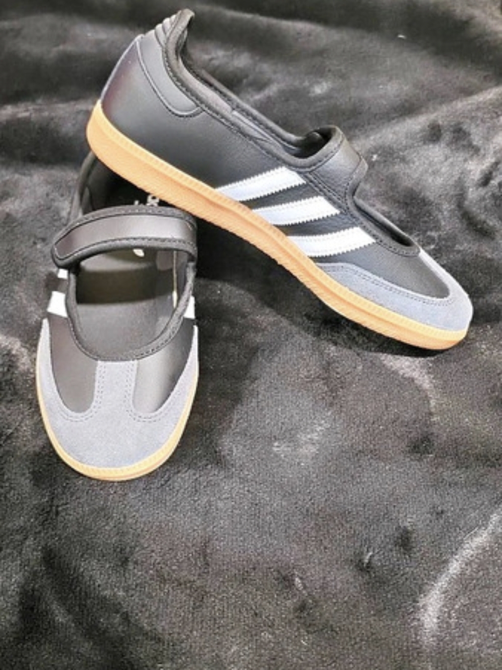 Adidas Mary Jane Sneakers Black US 7 1/2   New
